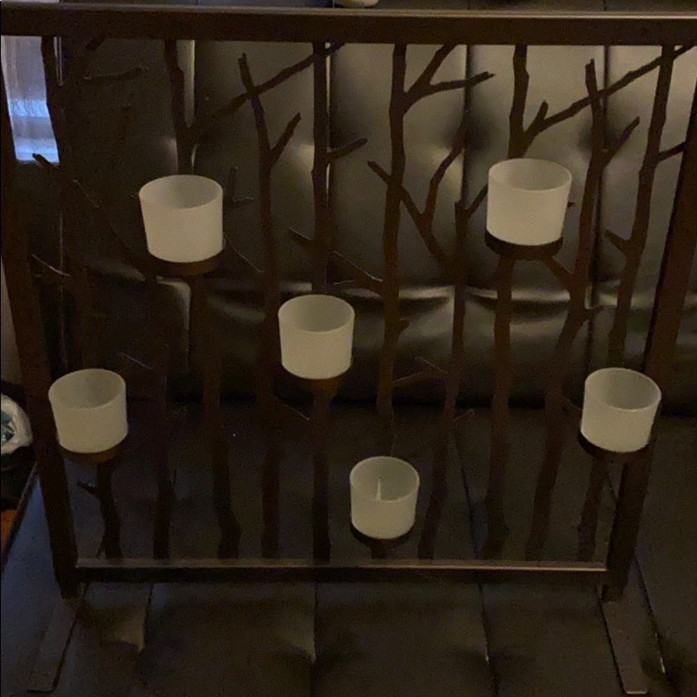 Standing Tree Branch Candle Holder